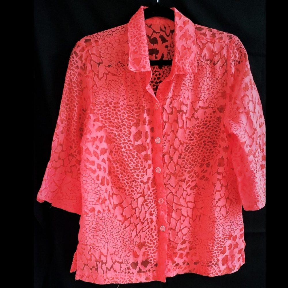 Leapord Print Blouse